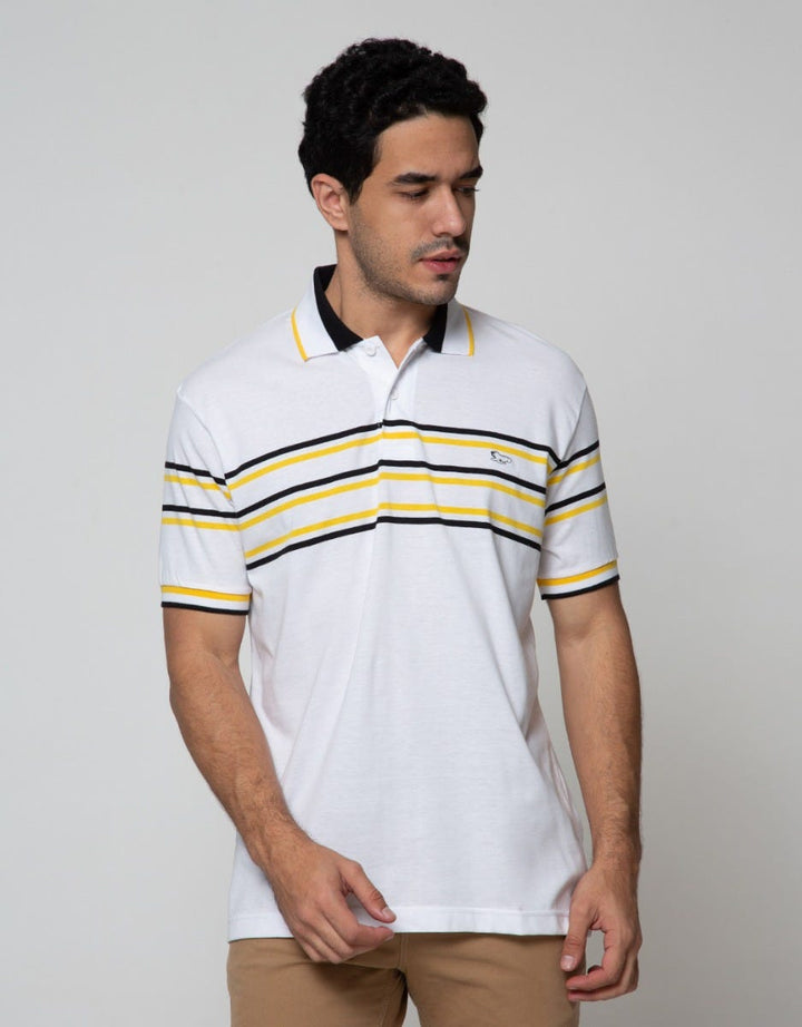 Walrus Kaos Polo Salur Two Stripes