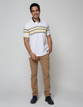 Walrus Kaos Polo Salur Two Stripes