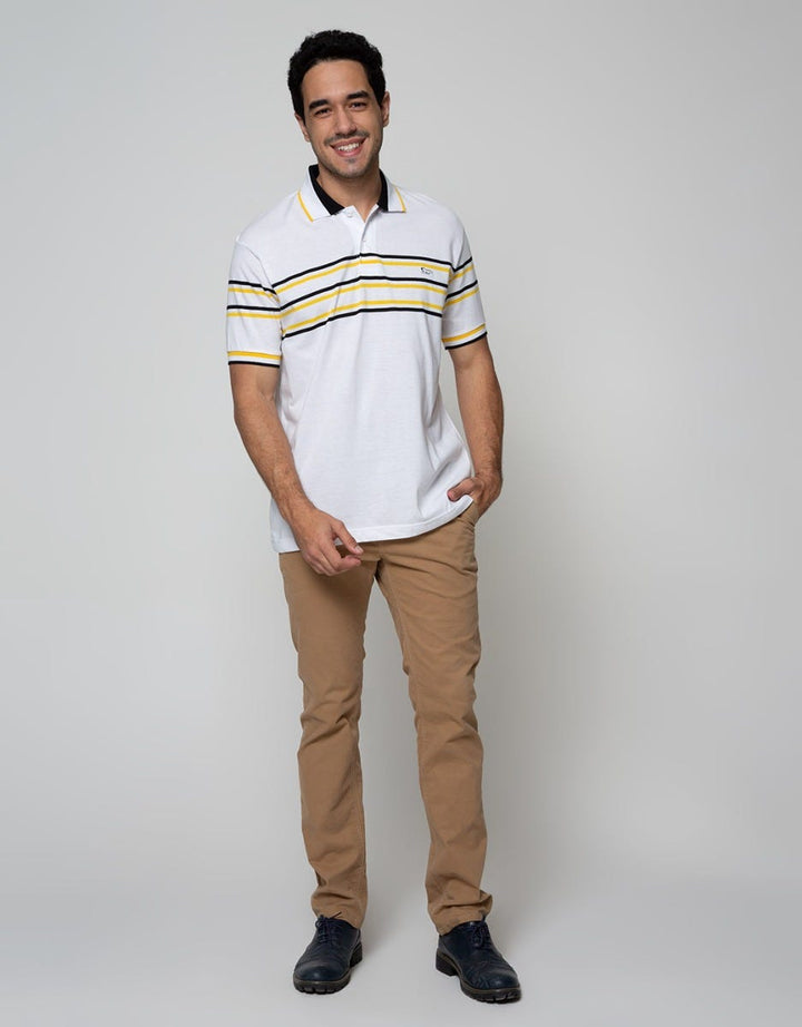 Walrus Kaos Polo Salur Two Stripes