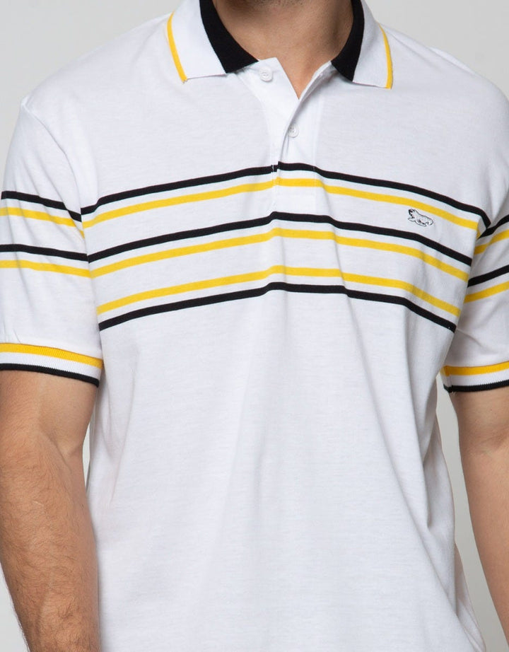 Walrus Kaos Polo Salur Two Stripes