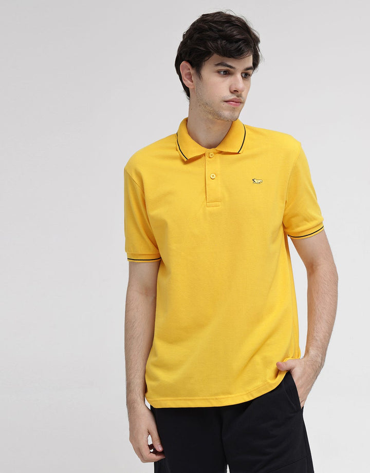 Walrus Kaos Polo With Stripe Look