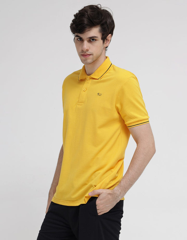 Walrus Kaos Polo With Stripe Look