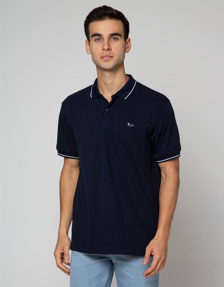 Walrus Basic Casual Polo Shirt Pria