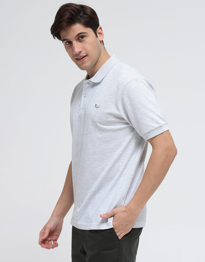 Walrus Basic Textured Polo Shirt for Men