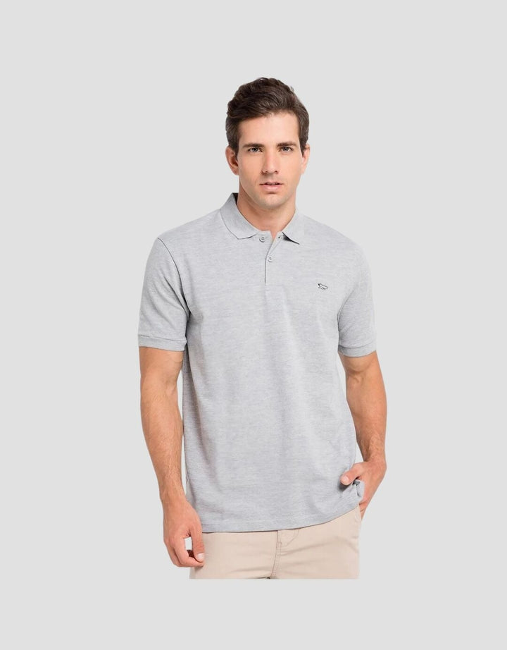 Walrus Basic Textured Polo Shirt for Men