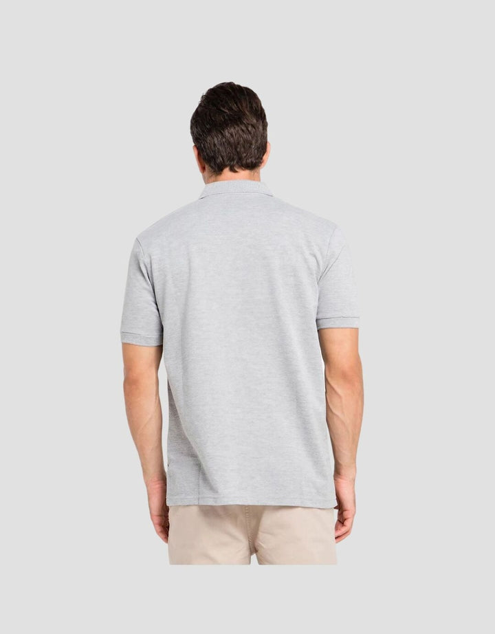 Walrus Basic Textured Polo Shirt for Men