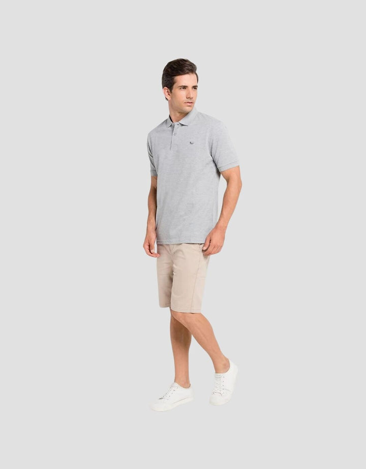 Walrus Basic Textured Polo Shirt for Men