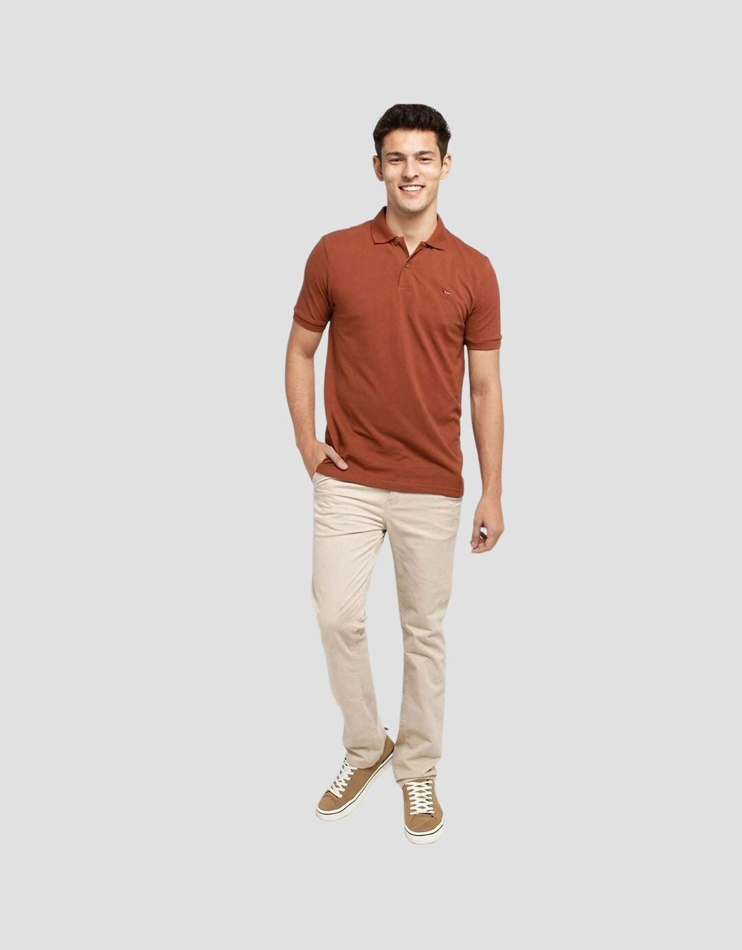 Walrus Polo Kemeja Salur Bernapas Uniseks