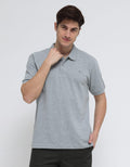 Walrus Basic Textured Polo Shirt Pria