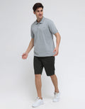 Walrus Basic Textured Polo Shirt Pria