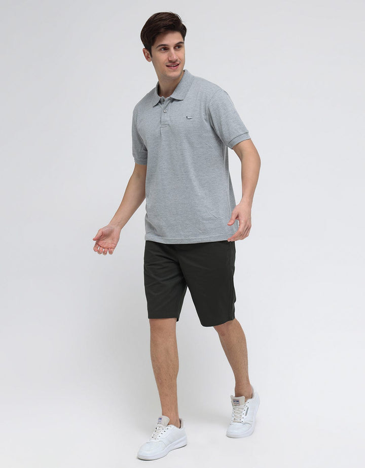 Walrus Basic Textured Polo Shirt Pria
