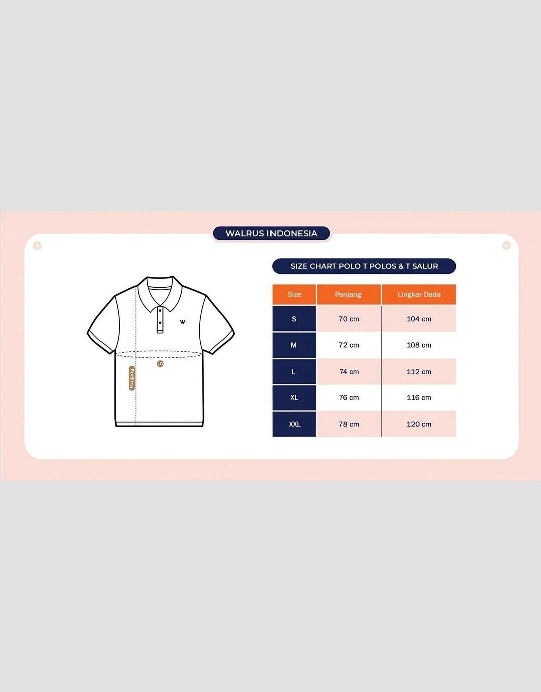 Walrus Polo Basic Kaos Polo Pria