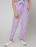 Nevada Jogger Pants Knit Cut N Sewn Print Futuristic