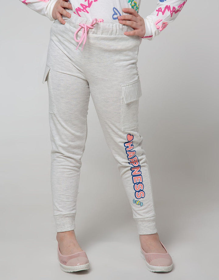 Nevada Jogger Pants Knit Cargo Print Happiness