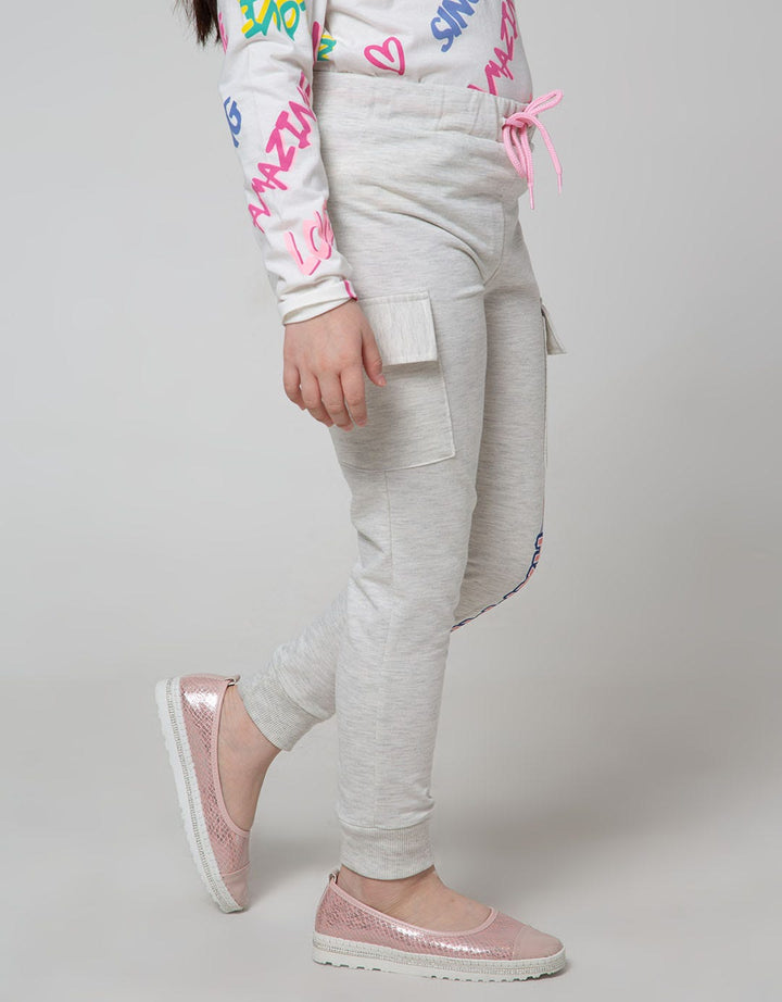 Nevada Jogger Pants Knit Cargo Print Happiness
