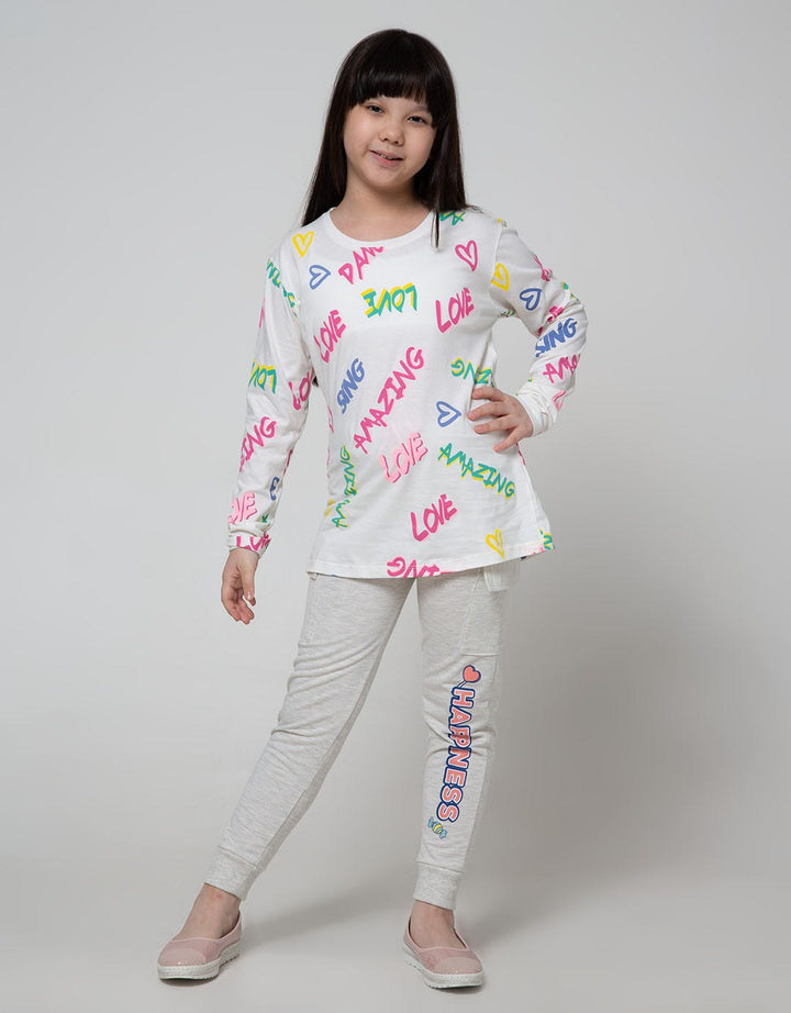 Nevada Jogger Pants Knit Cargo Print Happiness