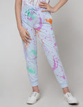 Nevada Jogger Pants Knit Splash Print Matching Jacket