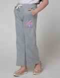 Nevada Jogger Pants Knit Wide Leg Print City London