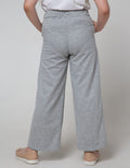 Nevada Jogger Pants Knit Wide Leg Print City London