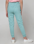 Nevada Jogger Pants Knit Daisy Print Basicri Right