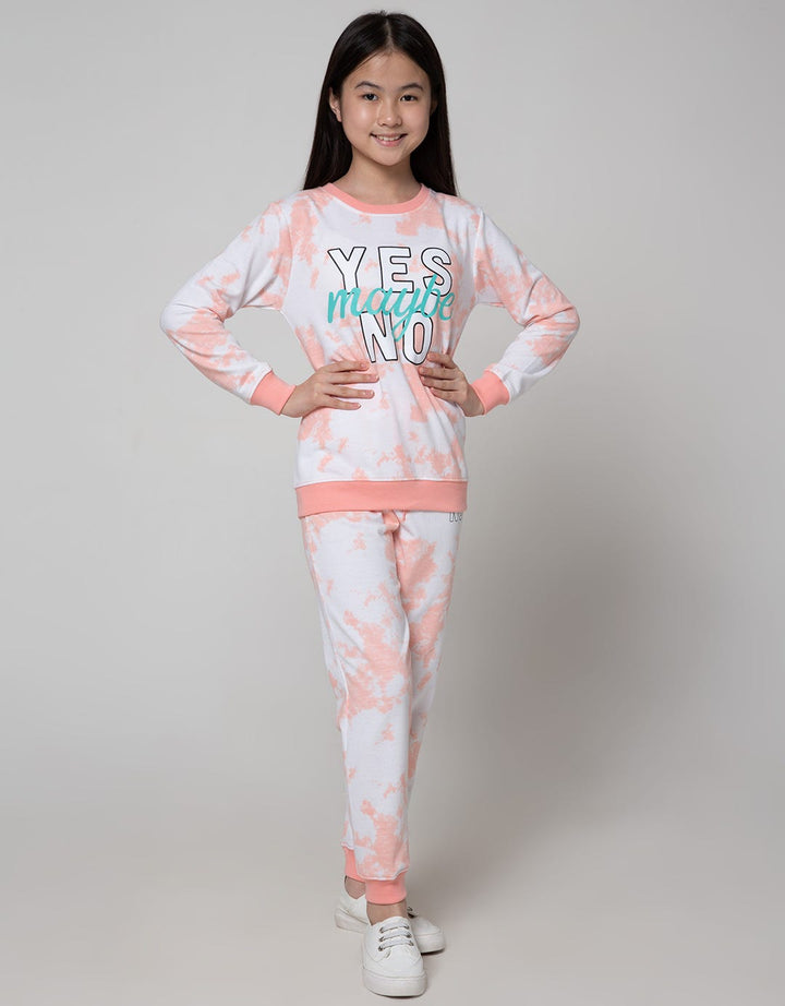 Nevada Tie Dye Happy Days Jogger Pants