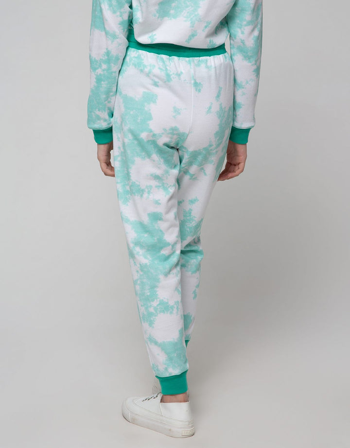 Nevada Jogger Knit Tie Dye Prt Good Luck