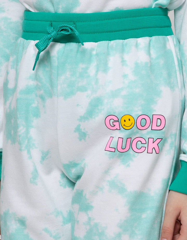 Nevada Jogger Knit Tie Dye Prt Good Luck
