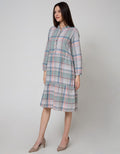 Triset Plaid Casual Dress