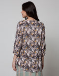 Triset Ladies Long Sleeves Blouse Print Flower