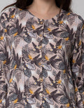 Triset Ladies Long Sleeves Blouse Print Flower