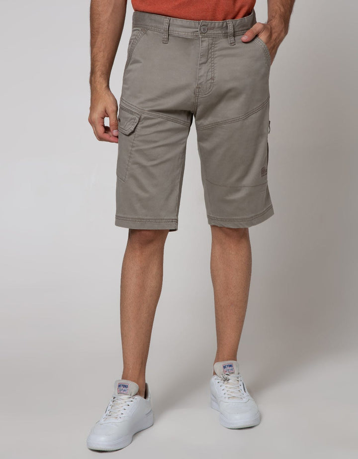 Cardinal Casual Short Pants With Zipper On Side