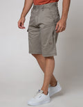 Cardinal Casual Short Pants With Zipper On Side