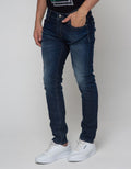 Watchout Jeans Long Pants Front Zipper