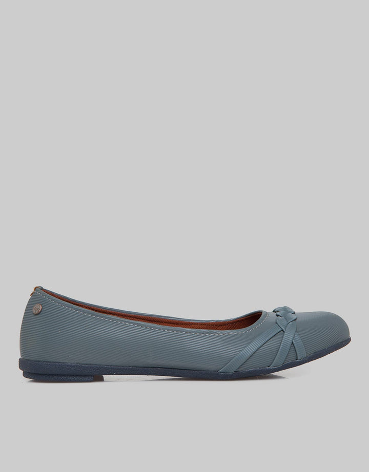 Triset Braid Round Toe Ballerina Flats