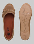 Triset Braid Round Toe Ballerina Flats