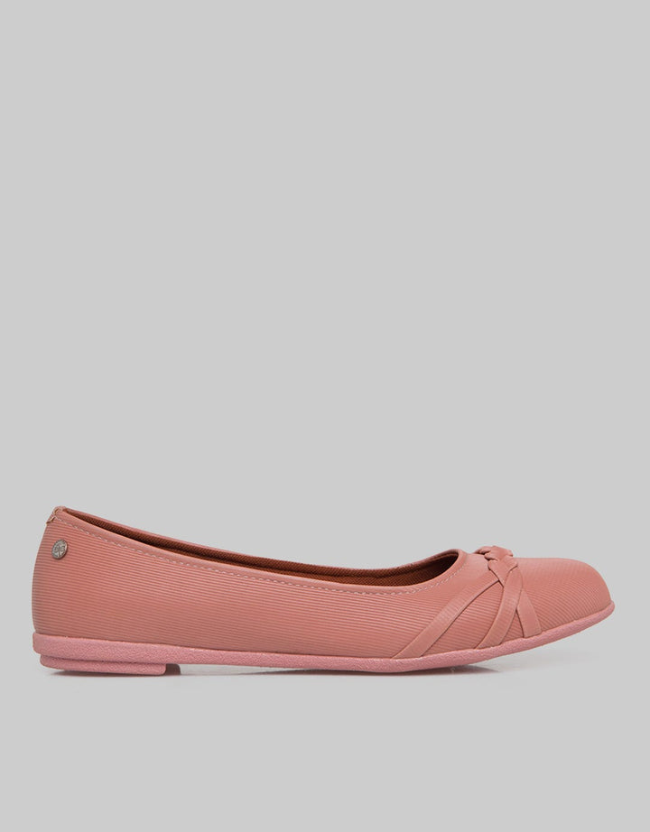 Triset Braid Round Toe Ballerina Flats