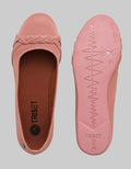 Triset Braid Round Toe Ballerina Flats