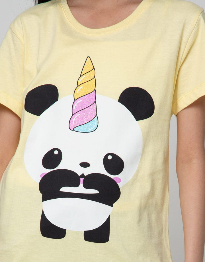 Aero Short Sleeve T-Shirt Top Panda