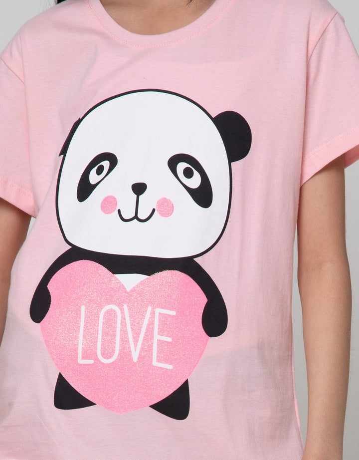 Aero Short Sleeve T-Shirt Top Pandacorn Love