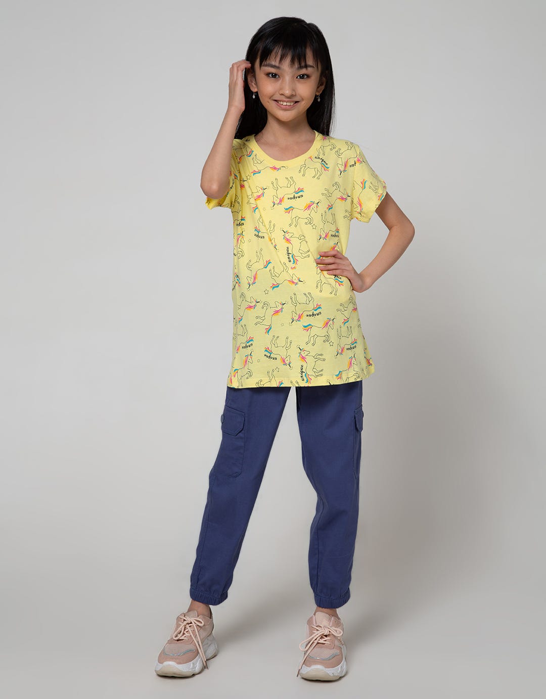 Aero Short Sleeve T-Shirt Top Full Print Unicorn