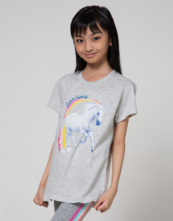 Aero Short Sleeve T-Shirt Basic Top Unicorn Fly