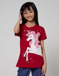 Aero Short Sleeve T-Shirt Top Unicorn Samping
