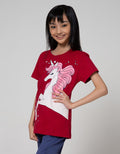 Aero Short Sleeve T-Shirt Top Unicorn Samping