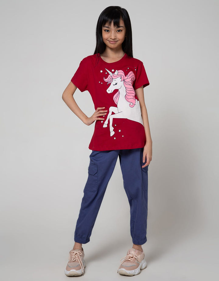Aero Short Sleeve T-Shirt Side Unicorn Top