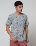Disney Pattern Mickey Fullprint Short Sleeve T-Shirt
