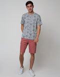 Disney Pattern Mickey Fullprint Short Sleeve T-Shirt