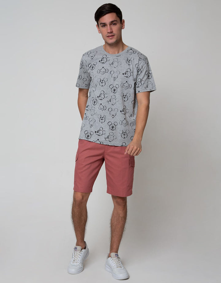 Disney Pattern Mickey Fullprint Short Sleeve T-Shirt