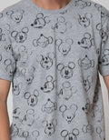 Disney Pattern Mickey Fullprint Short Sleeve T-Shirt