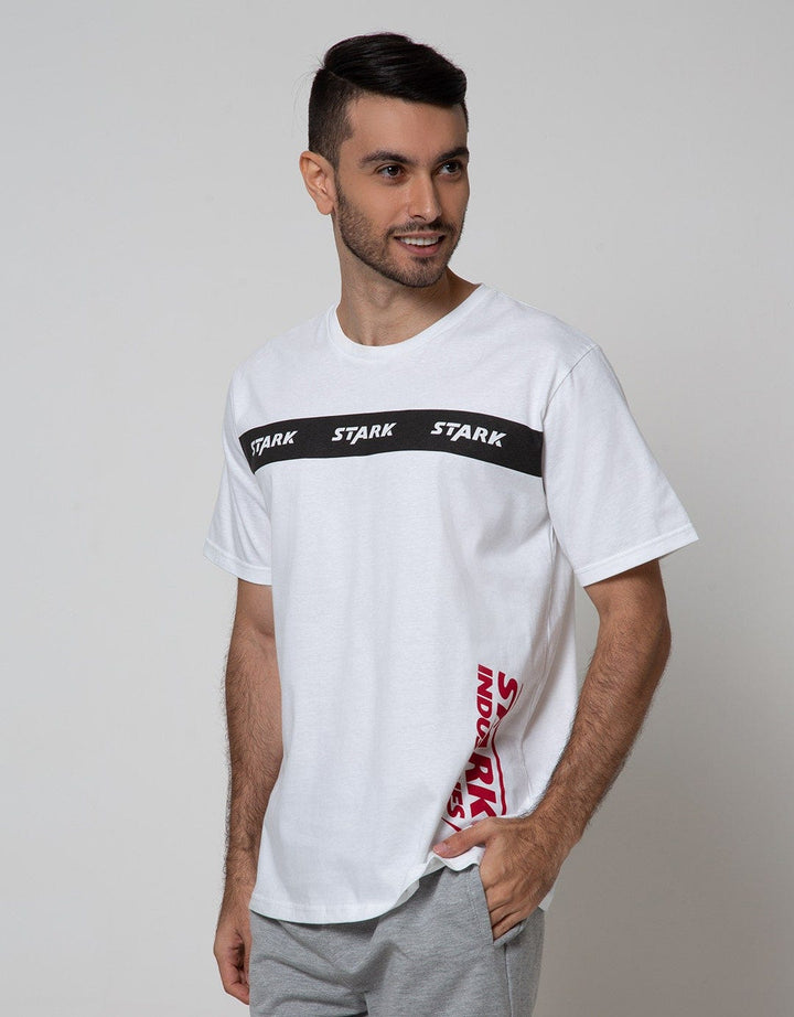 Marvel Stark Printing Blok Short Sleeve T-Shirt