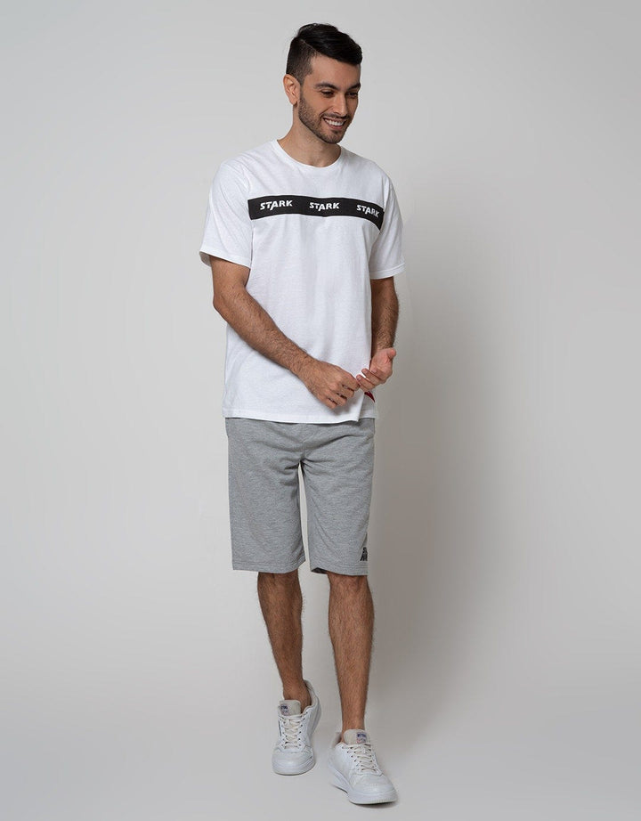 Marvel Stark Printing Blok Short Sleeve T-Shirt